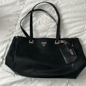 GUESS Black Shoulder Bag Tote One Size